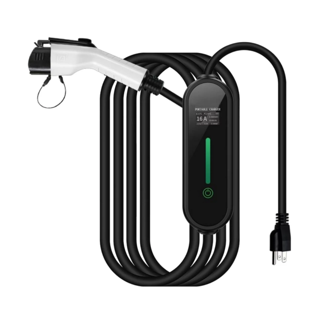 3.5KW 7KW Emergency Portable Home EV Car Charger, Adjustable Portable Fast AC Electric Vehicle Car Charger 1