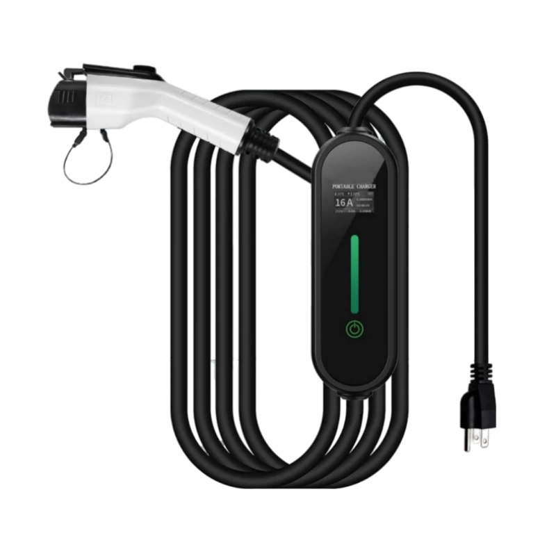 3.5KW 7KW Emergency Portable Home EV Car Charger, Adjustable Portable Fast AC Electric Vehicle Car Charger-6